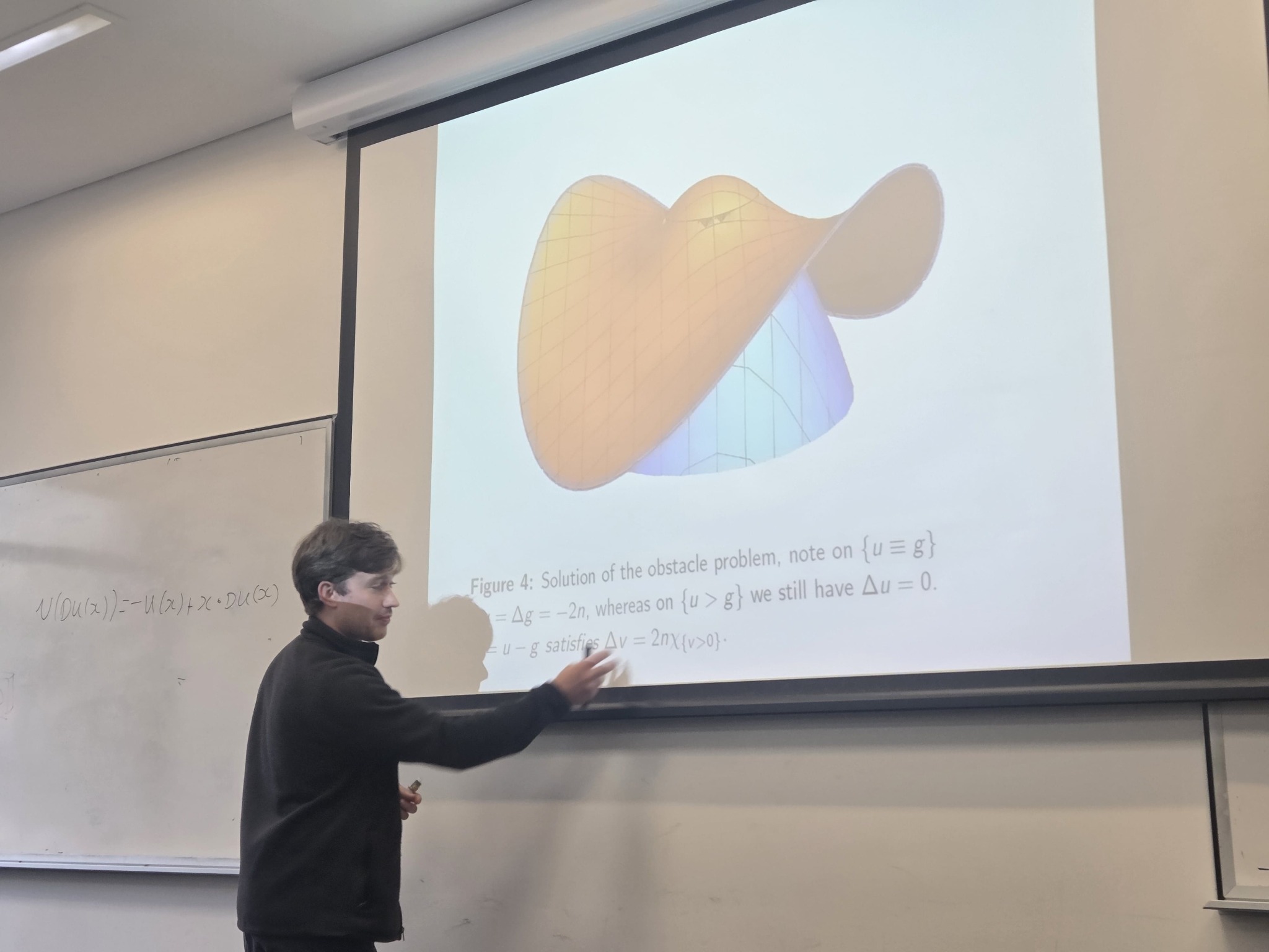 Cale Rankin speaking at the workshop